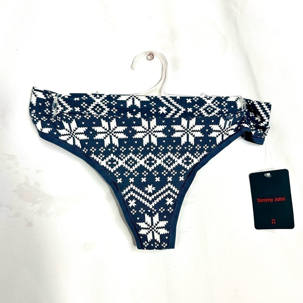 NWT Tommy John Big Dipper vintage sweater navy thong size S